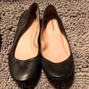 Black used flats
